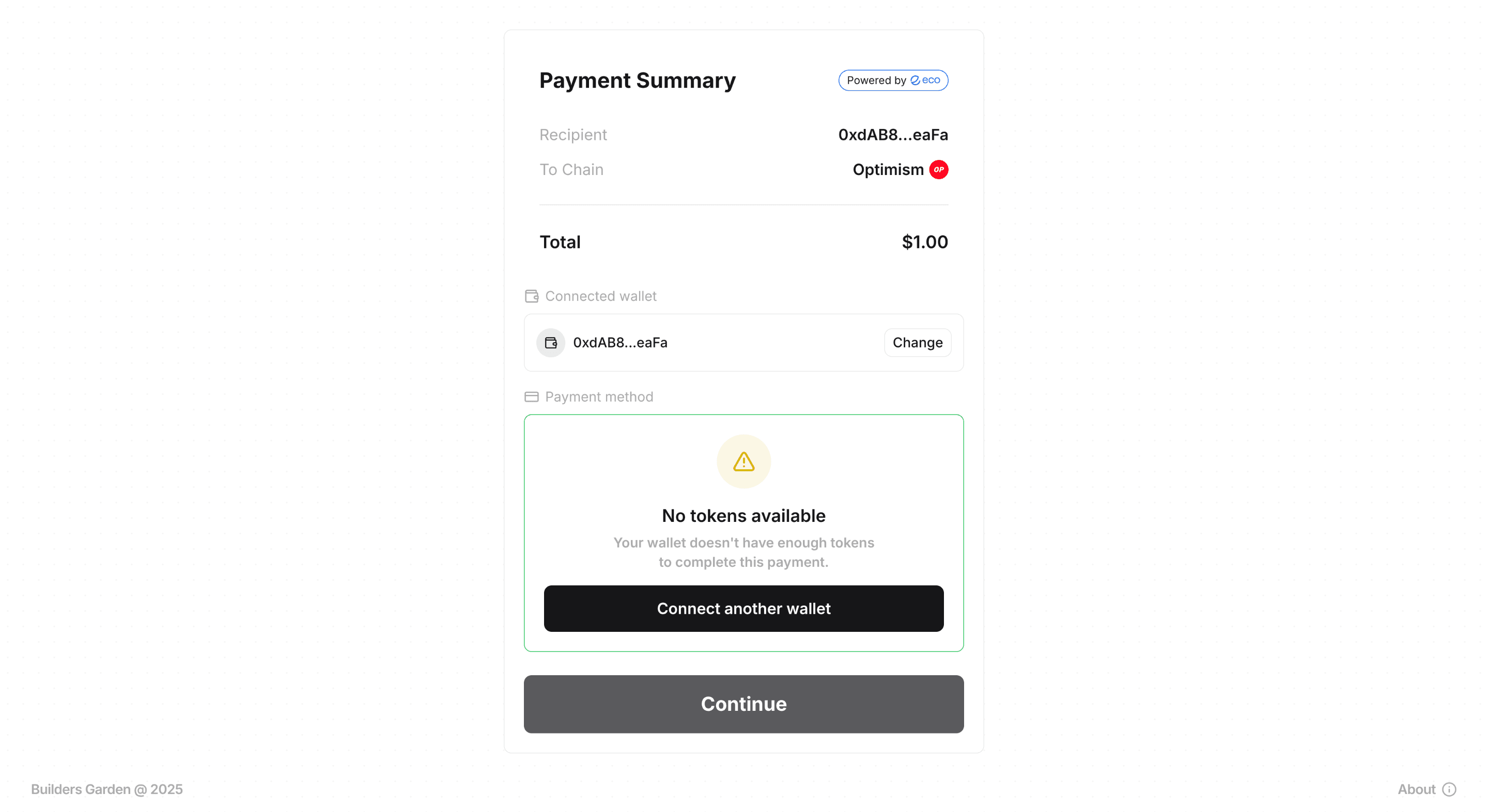 3. Tokens found in the user's wallet