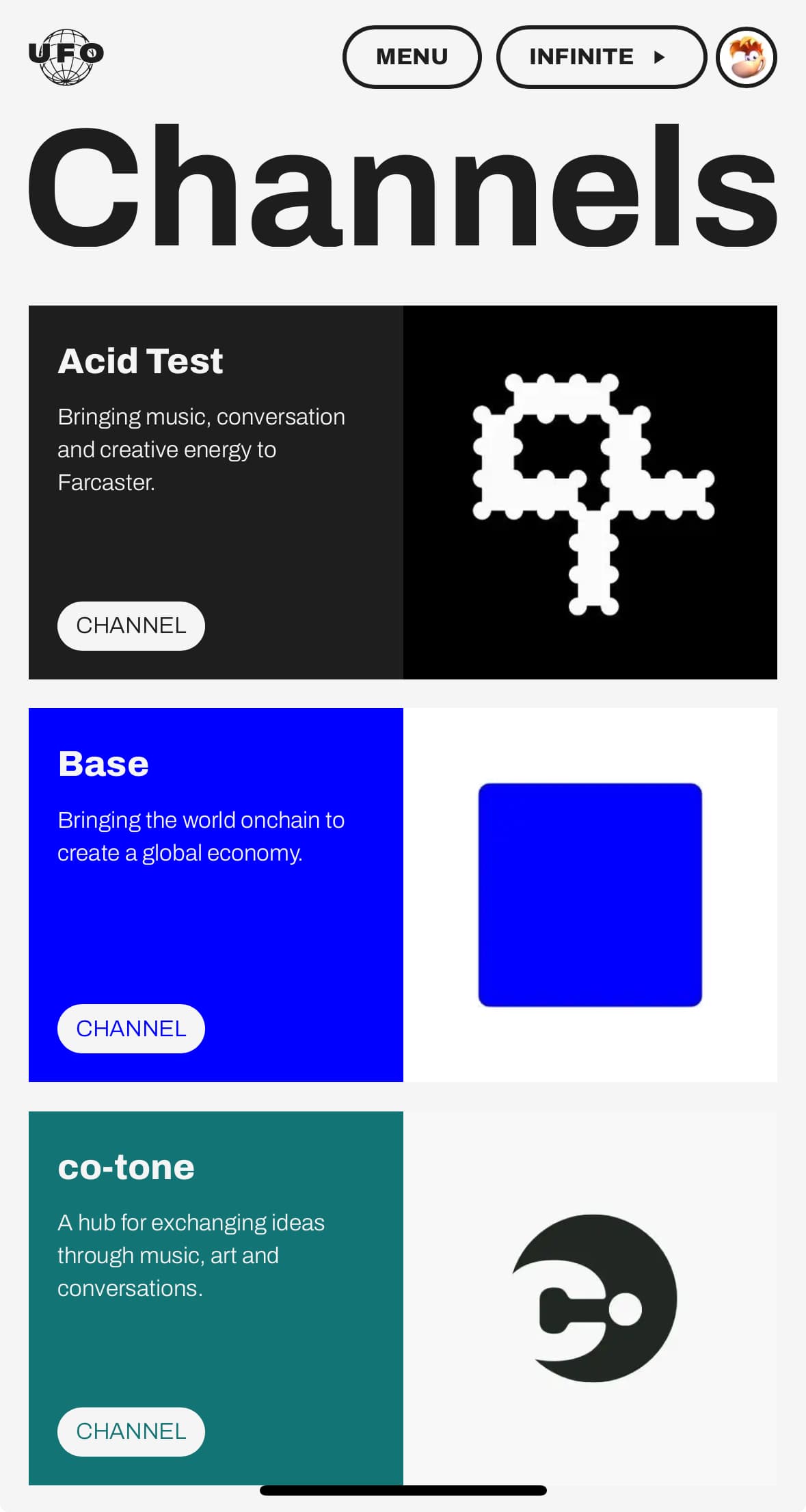 2. Explore the channels